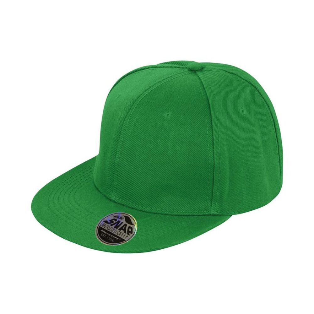 Result Headwear Bronx Original Flat Peak  Cap / Emerald